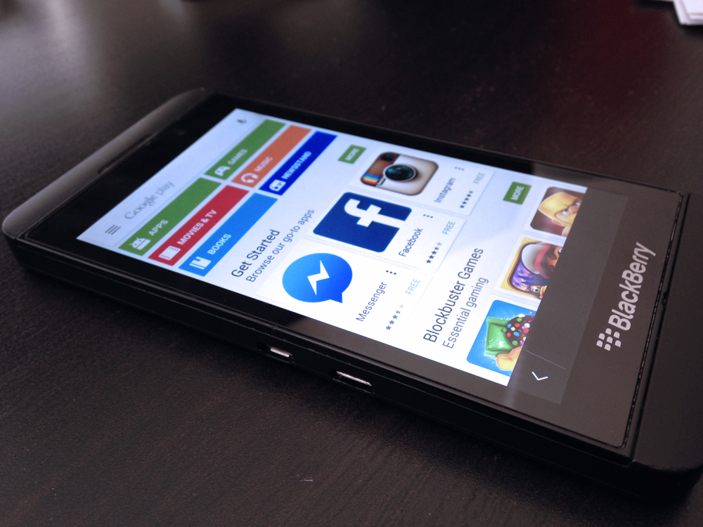 How to install android on blackberry z10